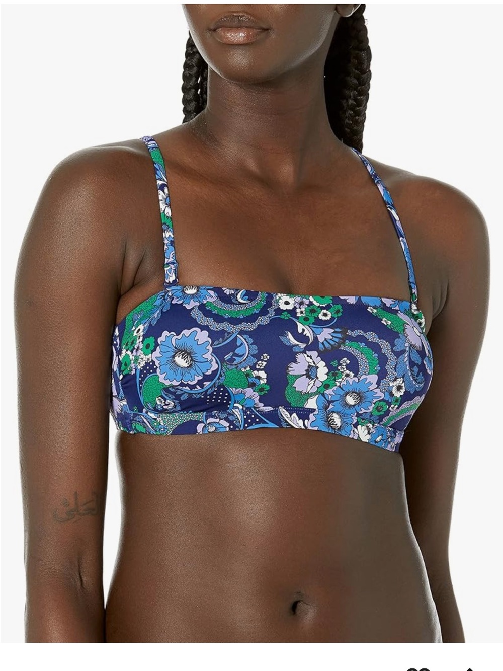 Amazon Essentials Women's Bandeau Swim Top new